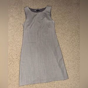 Theory Light Tan/gray  Sleeveless Mini Dress